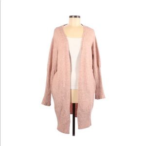 Topshop Pink Open Cardigan